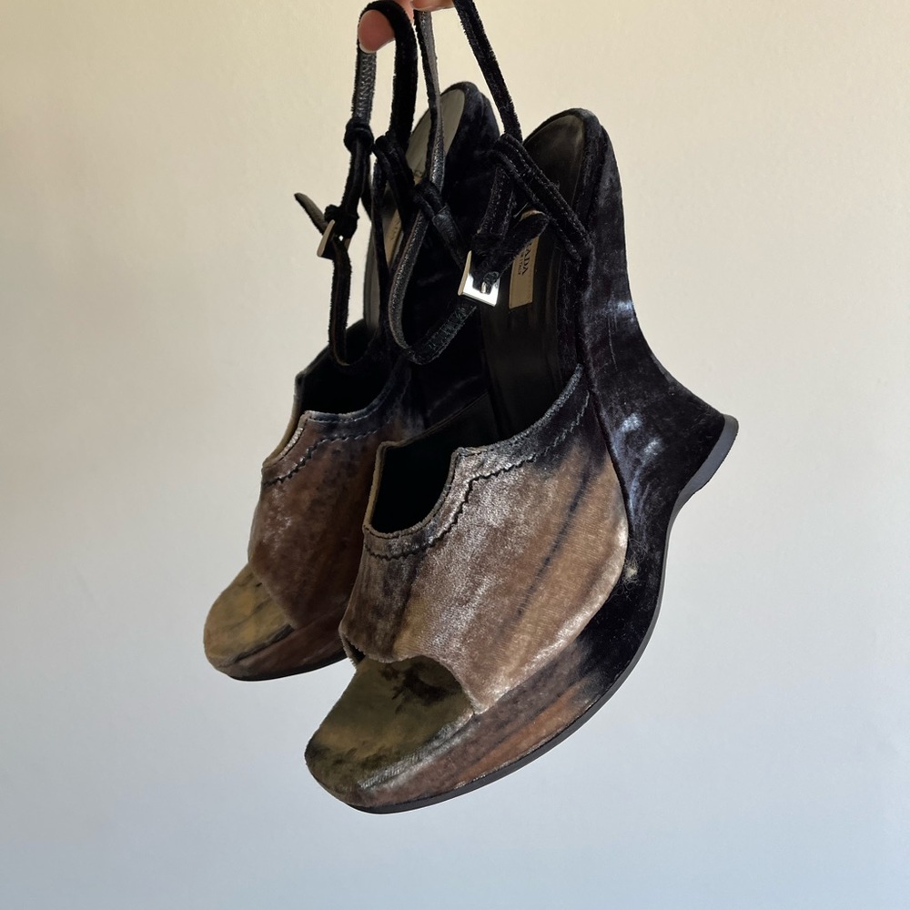 Prada wedges